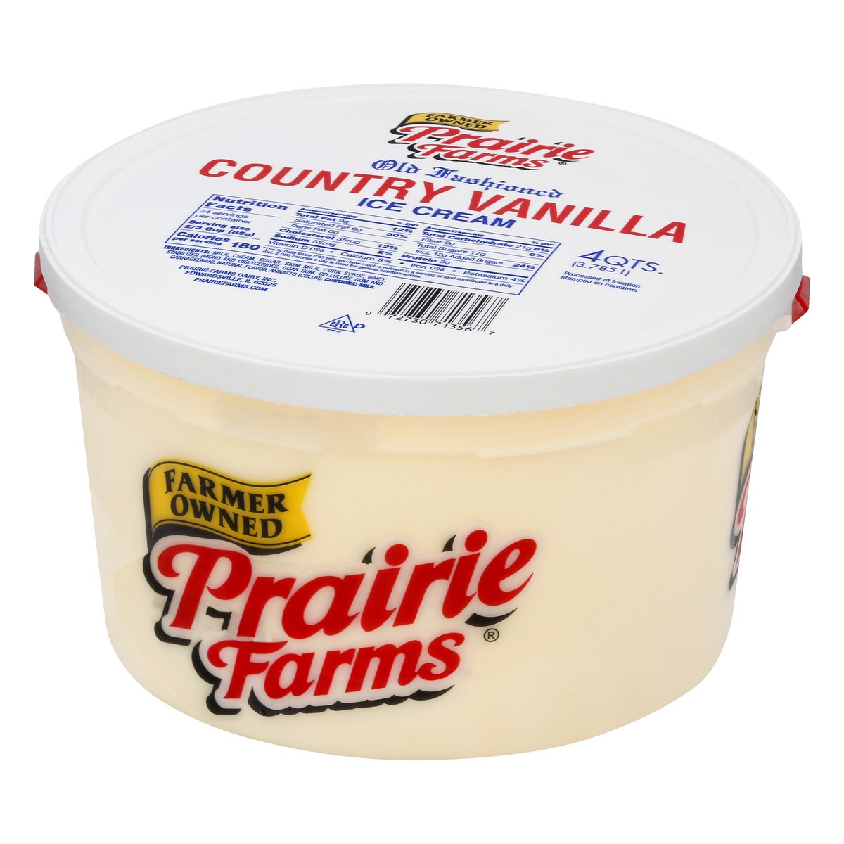 slide 7 of 12, Prairie Farms Old Fashioned Country Vanilla Ice Cream 4 qt, 4 qt