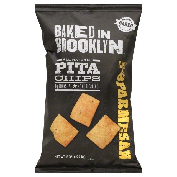 slide 1 of 5, Baked in Brooklyn Pita Chips 8 oz, 8 oz