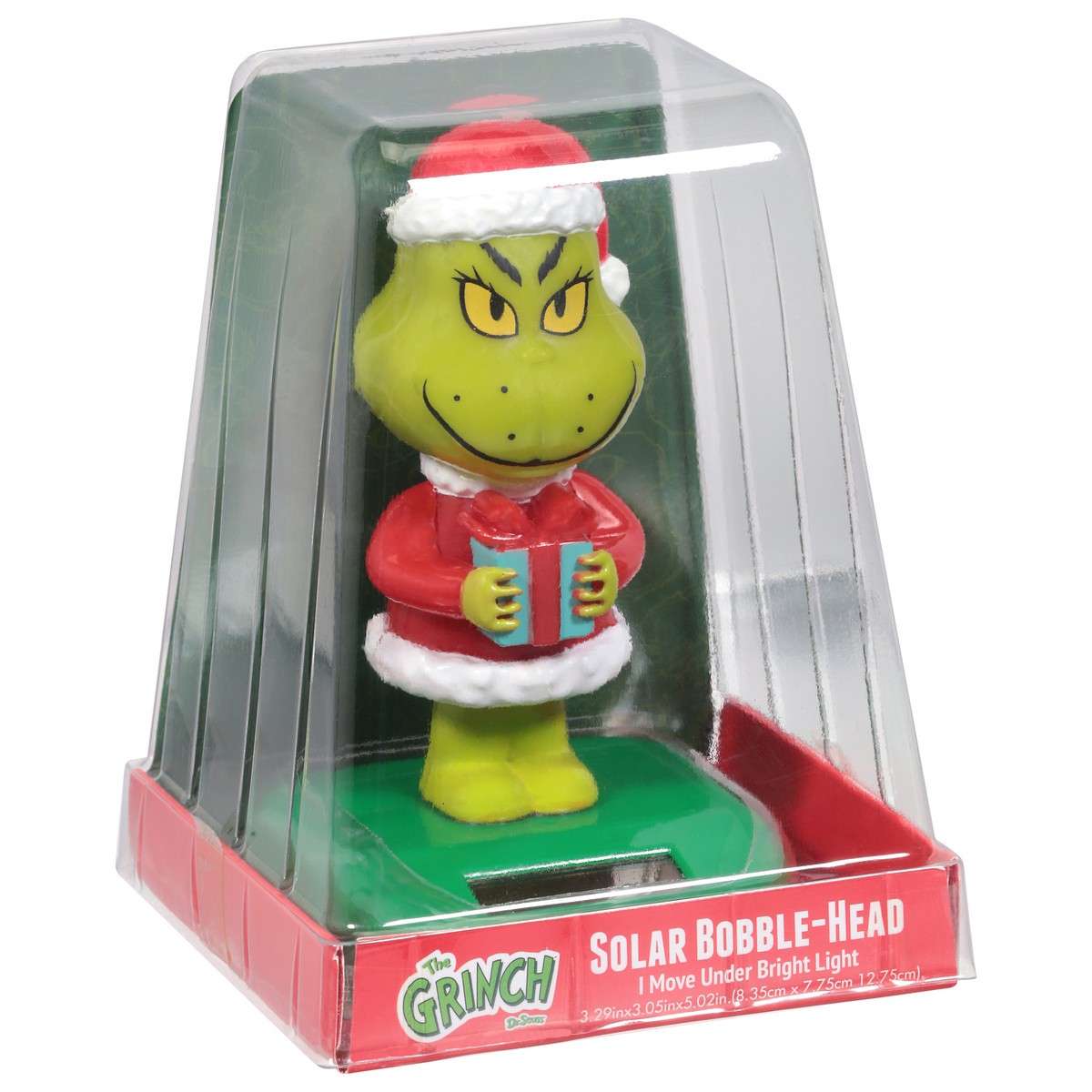slide 3 of 12, Grinch Solar Bobble-Head, 1 ct