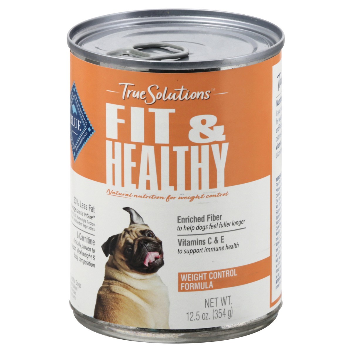 slide 3 of 9, BLUE Buffalo True Solutions Fit & Healty Adult Dog, 12.5 oz