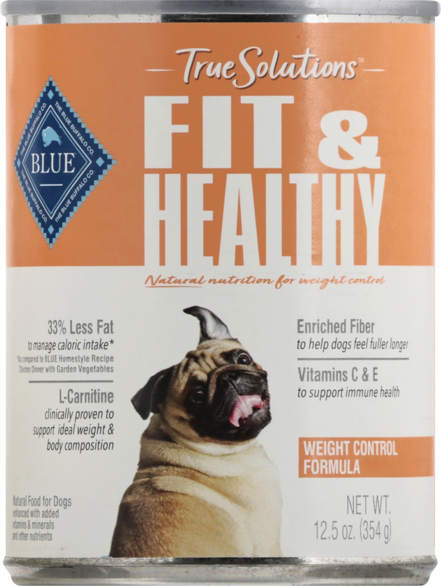 slide 1 of 9, BLUE Buffalo True Solutions Fit & Healty Adult Dog, 12.5 oz