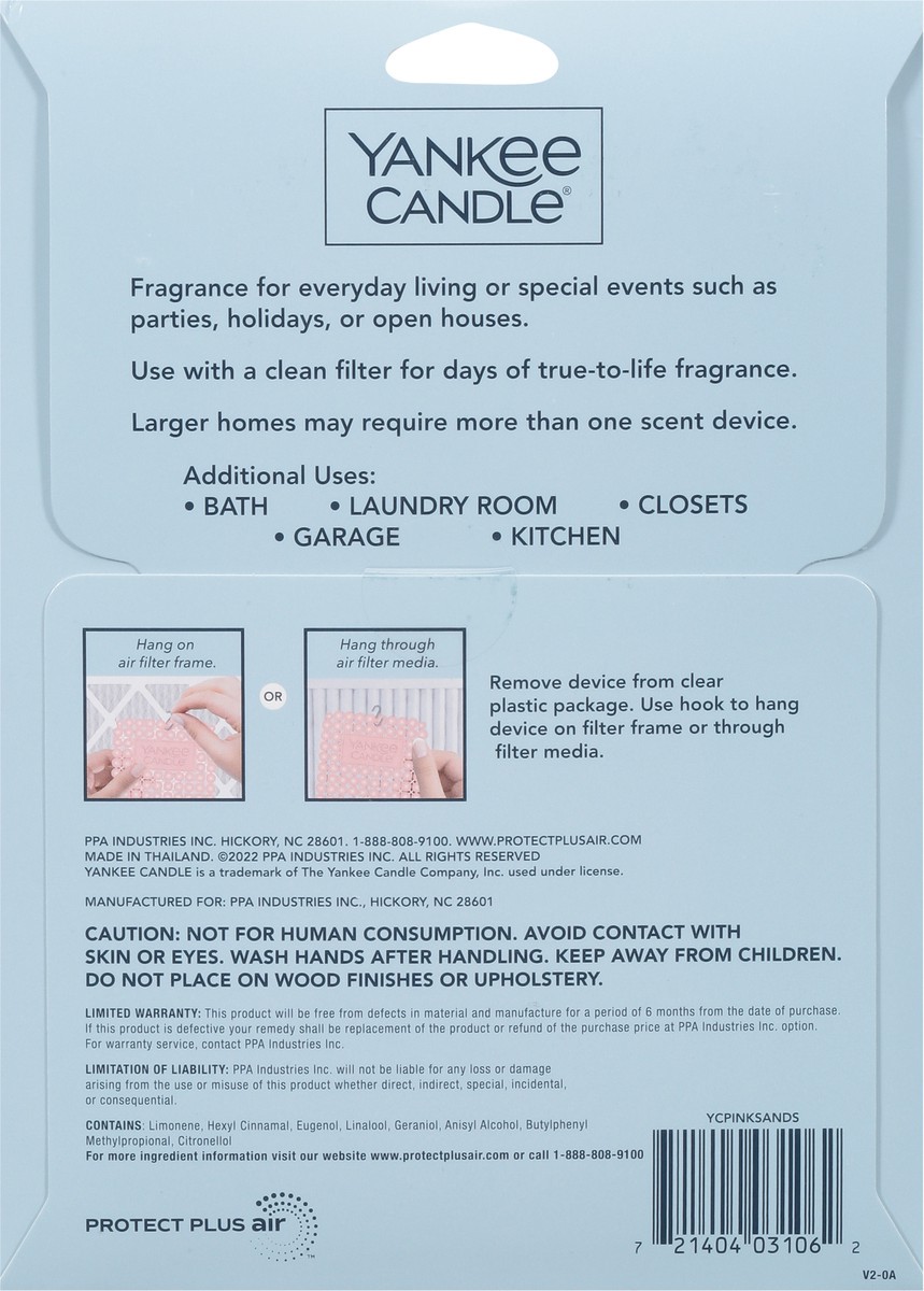 slide 9 of 9, Yankee Candle Whole Home Pink Sands Air Freshener 0.37 ea, 0.37 ct