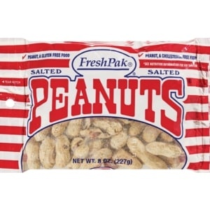 slide 1 of 1, FreshPak Salted Peanuts, 8 oz
