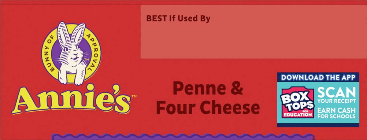 slide 6 of 9, Annie's Annie''s Four Cheese Penne Macaroni and Cheese Dinner with Organic Pasta, 5.5 OZ, 5.5 oz