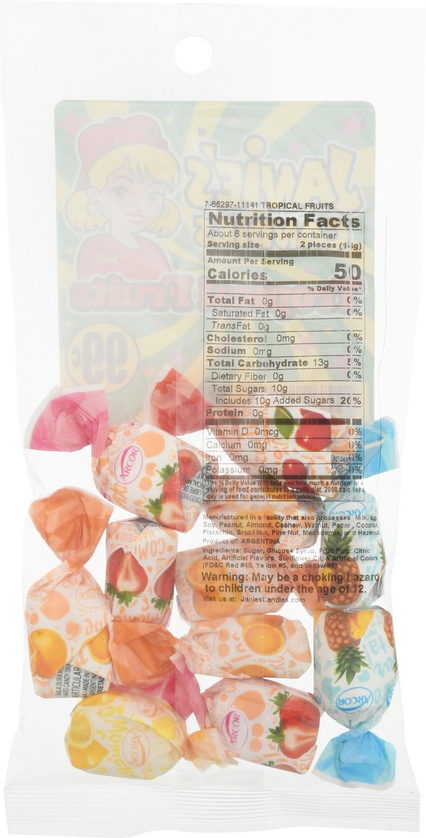 slide 13 of 14, Janie's Candies Tropical Fruits Candy 2.5 oz, 1 ct
