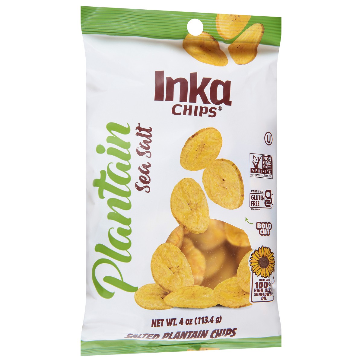 slide 4 of 9, Inka Sea Salt Plantain Chips 4 oz, 4 oz