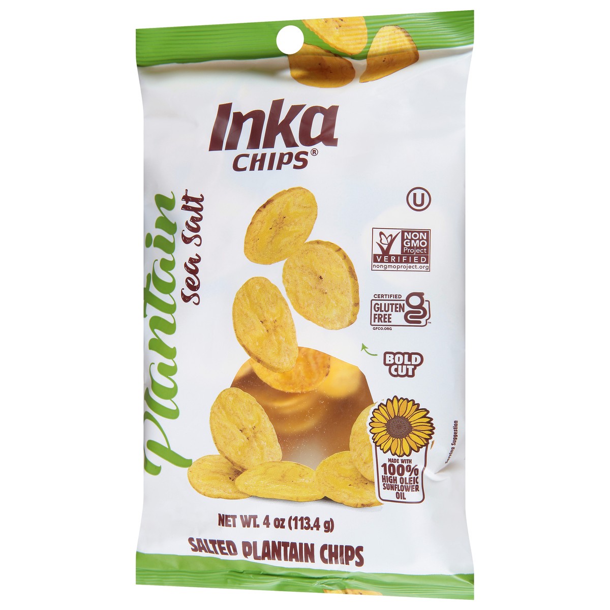 slide 2 of 9, Inka Sea Salt Plantain Chips 4 oz, 4 oz