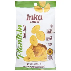Inka Chips Sea Salt Plantain Chips 4 oz