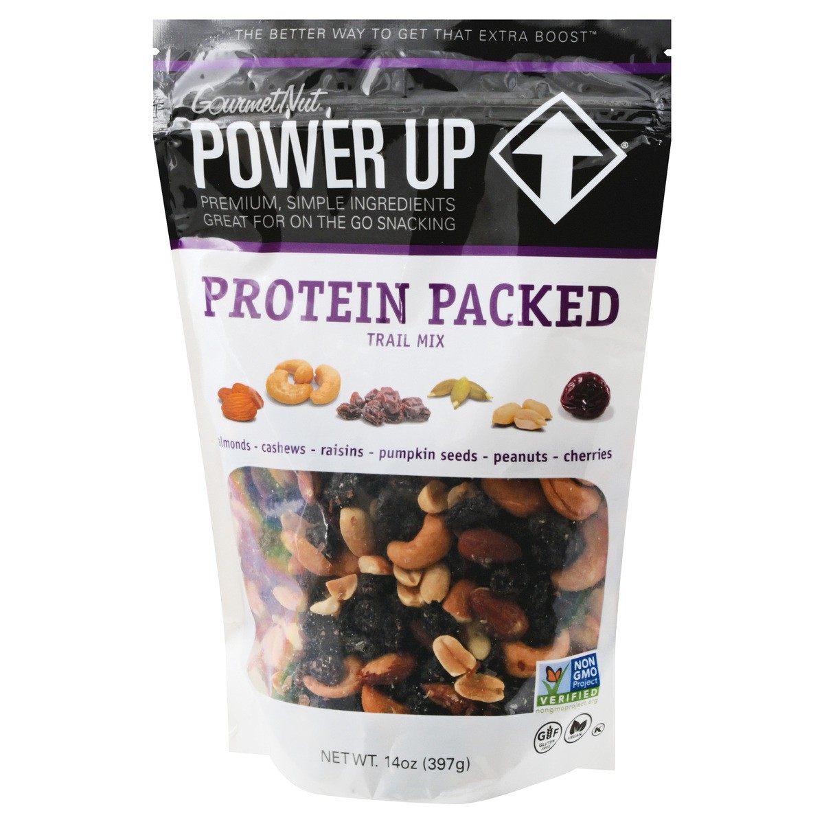 slide 3 of 12, Power Up Protein Packed Trail Mix 14 oz, 14 oz