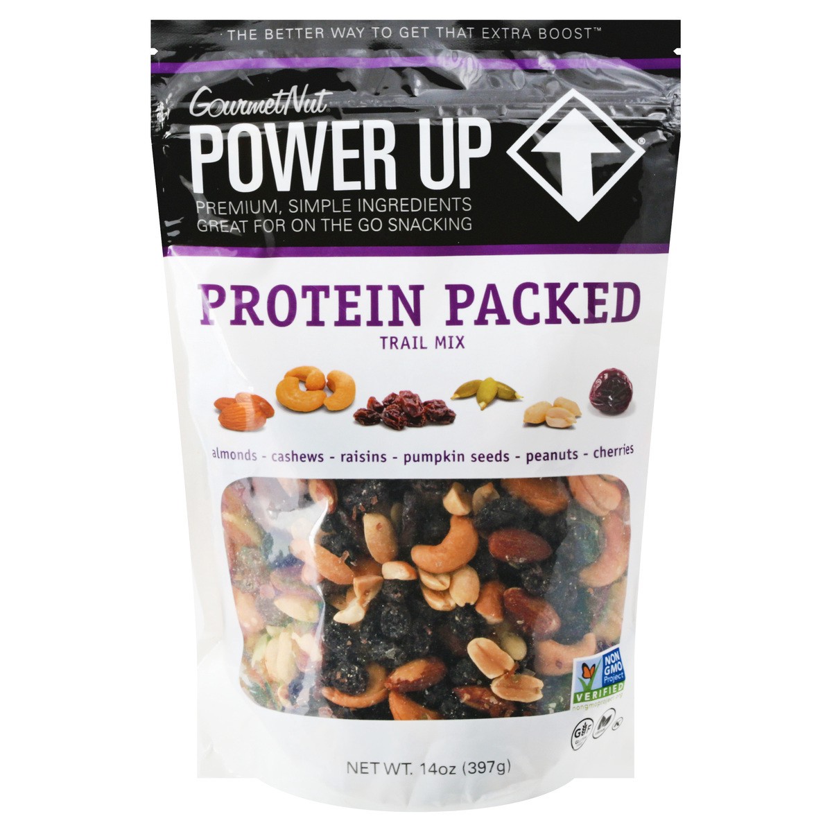slide 1 of 12, Power Up Protein Packed Trail Mix 14 oz, 14 oz