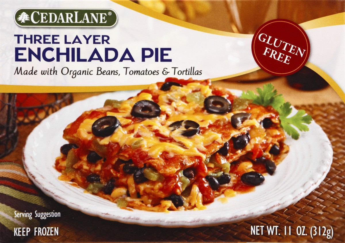 slide 12 of 13, Cedarlane Three Layer Enchilada Pie 11 oz, 11 oz