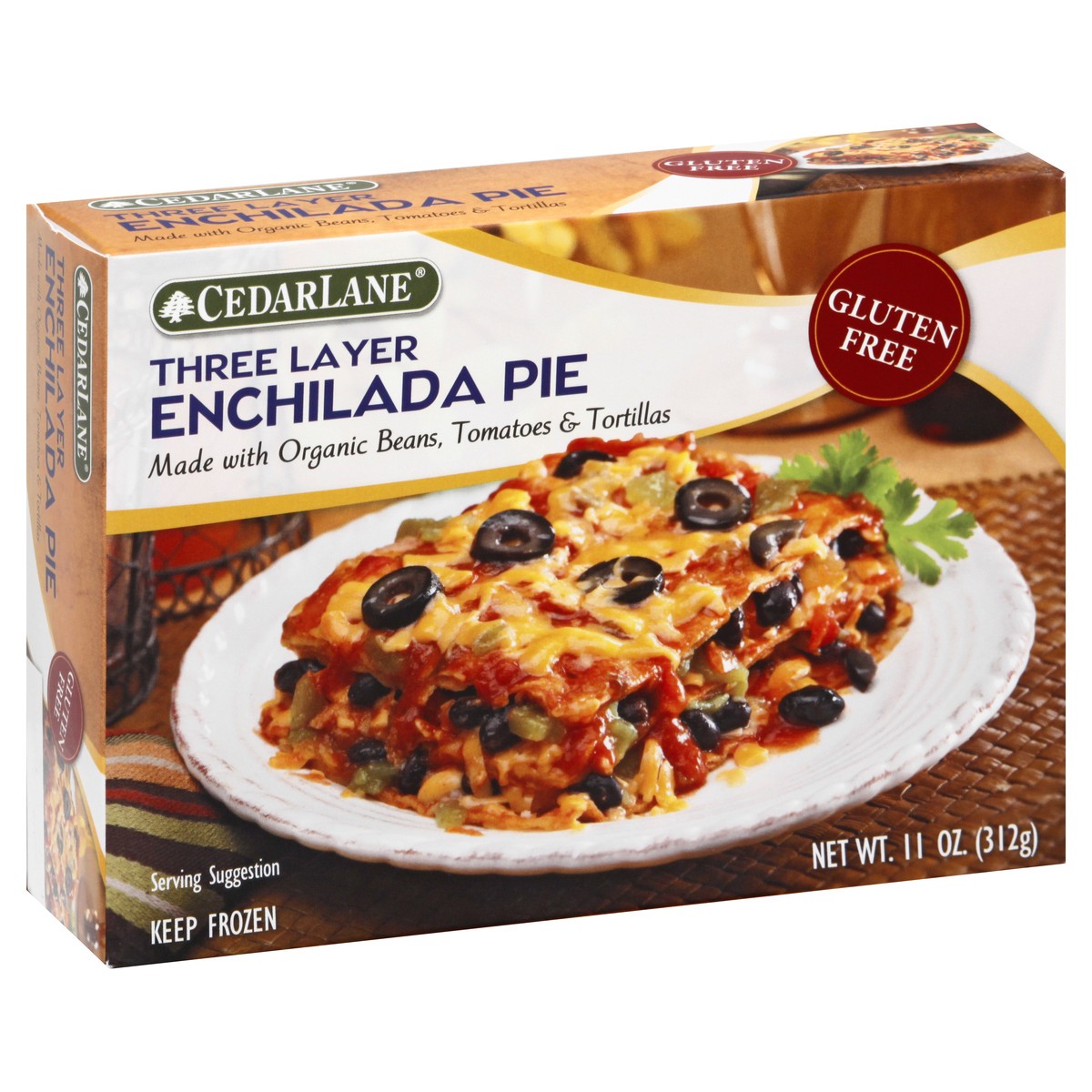 slide 7 of 13, Cedarlane Three Layer Enchilada Pie 11 oz, 11 oz