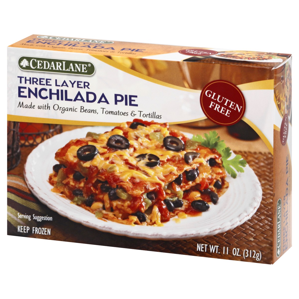 slide 8 of 13, Cedarlane Three Layer Enchilada Pie 11 oz, 11 oz