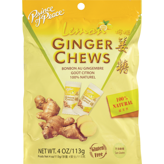 slide 1 of 2, Prince of Peace Ginger Chews 4.4 oz, 4.4 oz