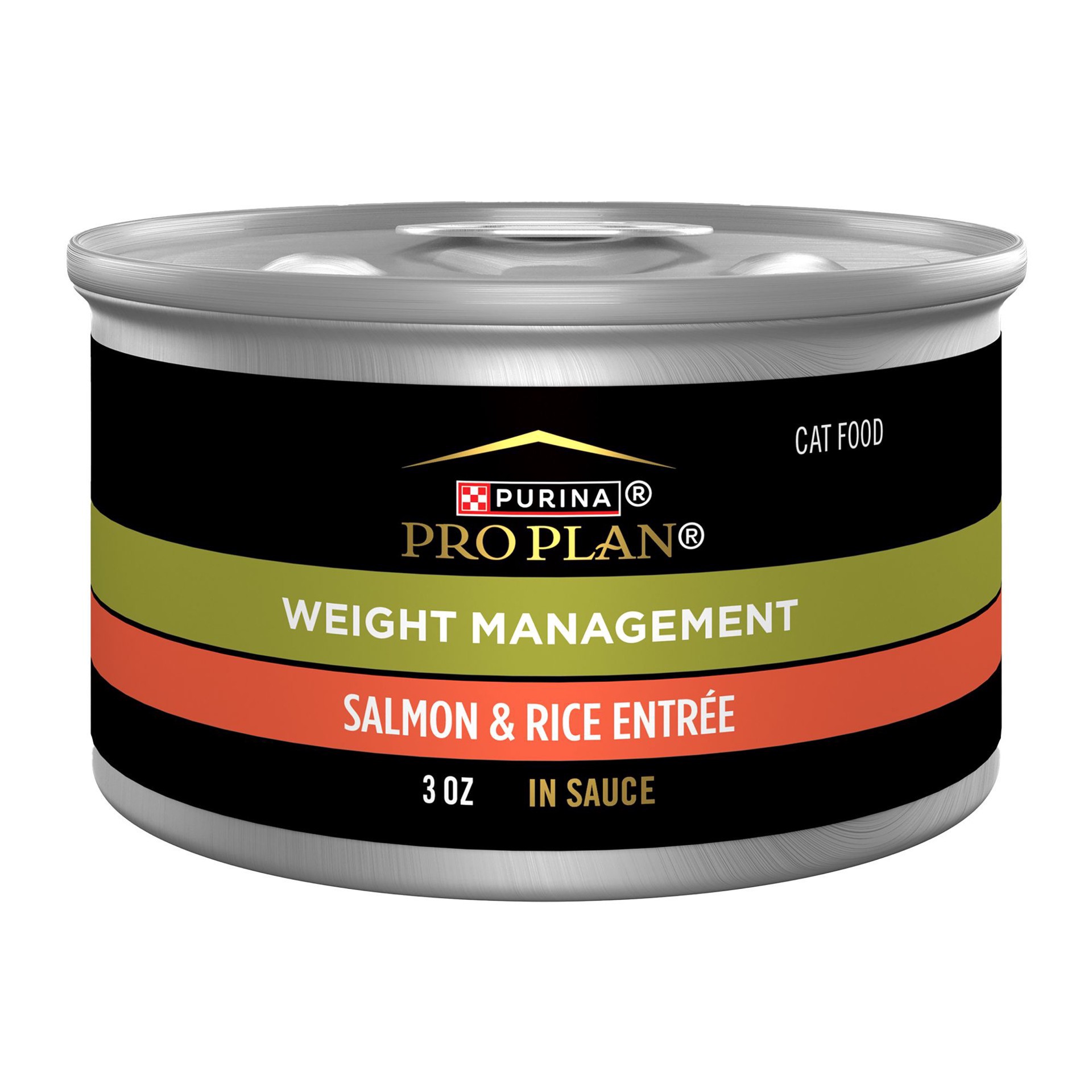 slide 1 of 1, Purina Pro Plan Cat - Weight Management, Salmon & Rice, In Sauce, 3 Oz, 3 oz