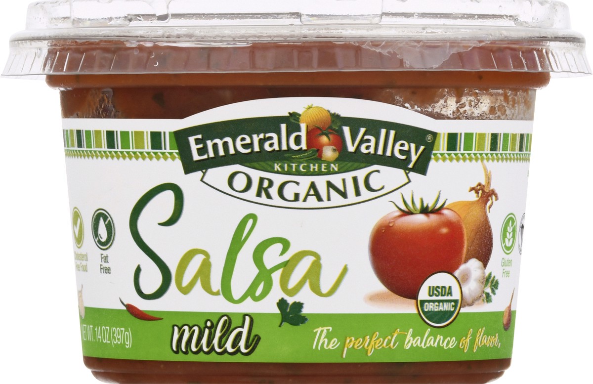 slide 4 of 13, Emerald Valley Kitchen Organic Mild Salsa 14 oz, 14 oz