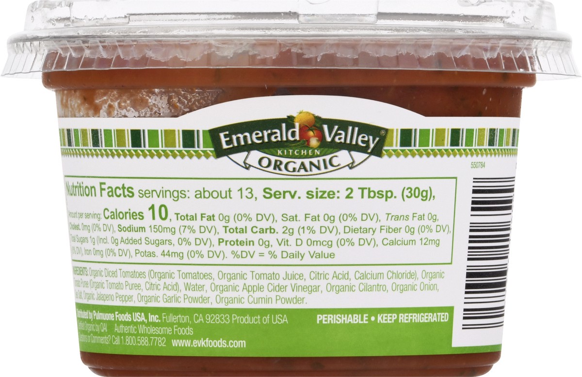 slide 5 of 13, Emerald Valley Kitchen Organic Mild Salsa 14 oz, 14 oz