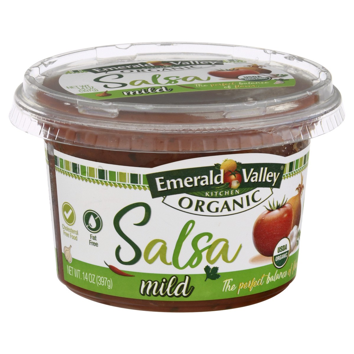 slide 2 of 13, Emerald Valley Kitchen Organic Mild Salsa 14 oz, 14 oz