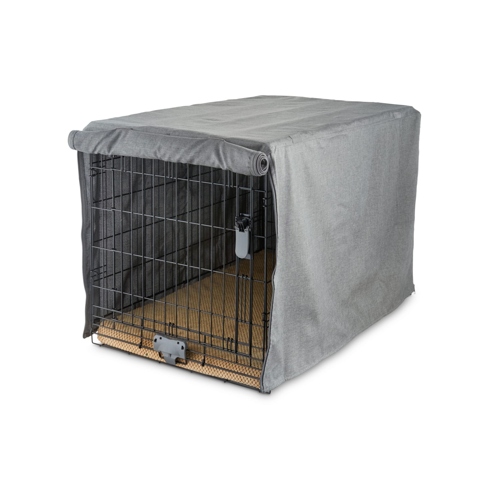 slide 1 of 1, You & Me Grey Dog Crate Cover - XX-Large, 1 ct
