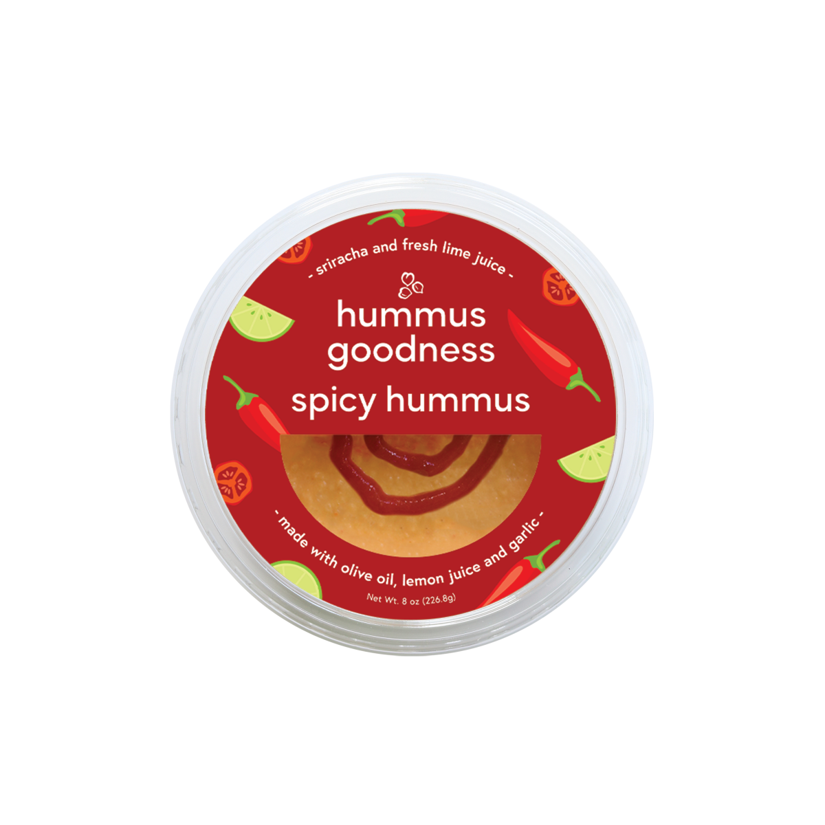 slide 1 of 1, Hummus Goodness Spicy Hummus 8Oz, 8 oz