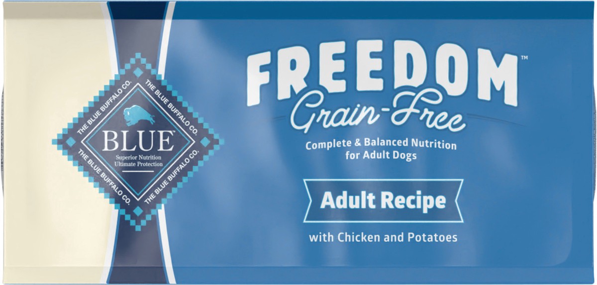 slide 9 of 12, Blue Buffalo Freedom Grain Free Natural Adult Dry Dog Food, Chicken 4-lb, 4 lb