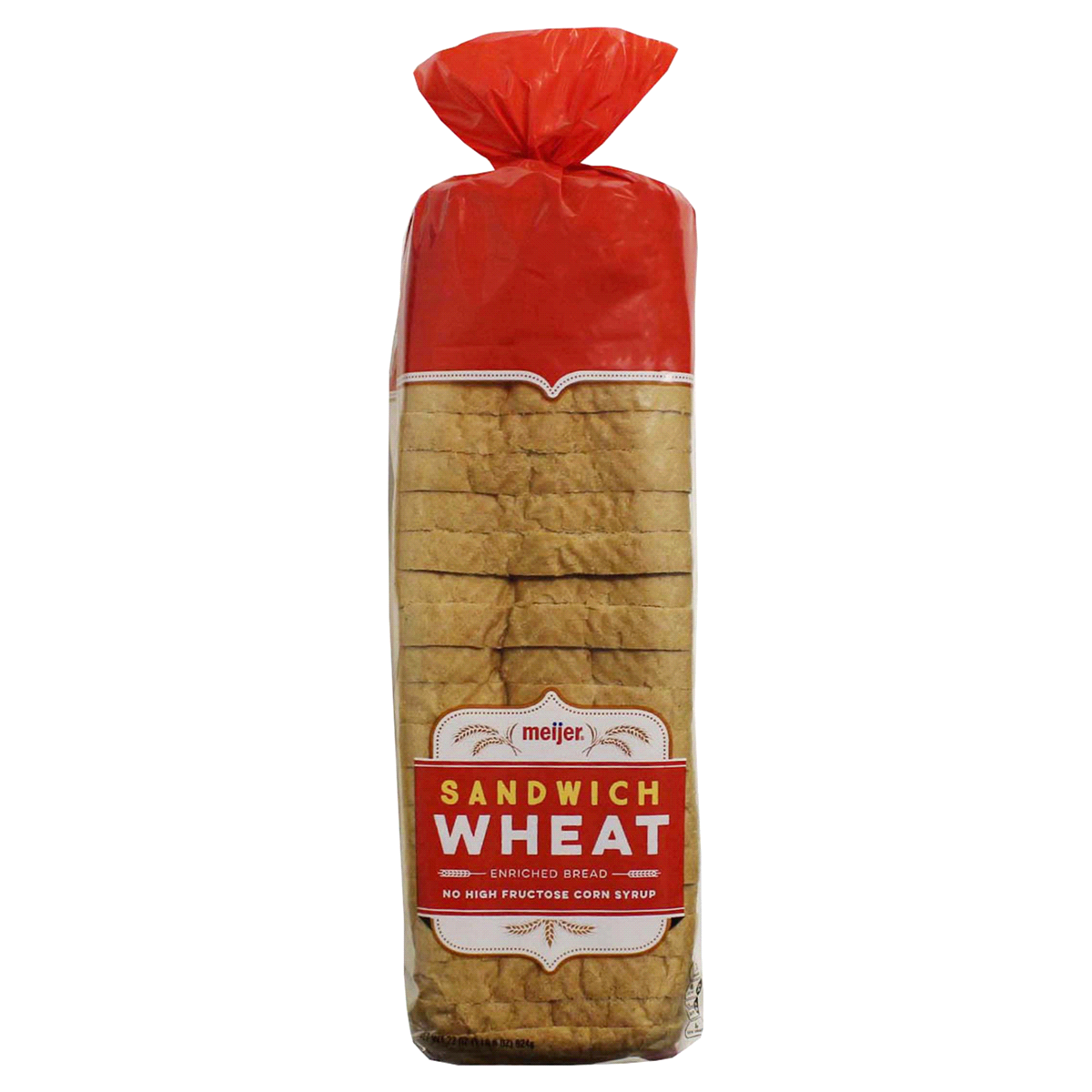 slide 1 of 1, Meijer Sandwich Wheat Bread, 22 oz