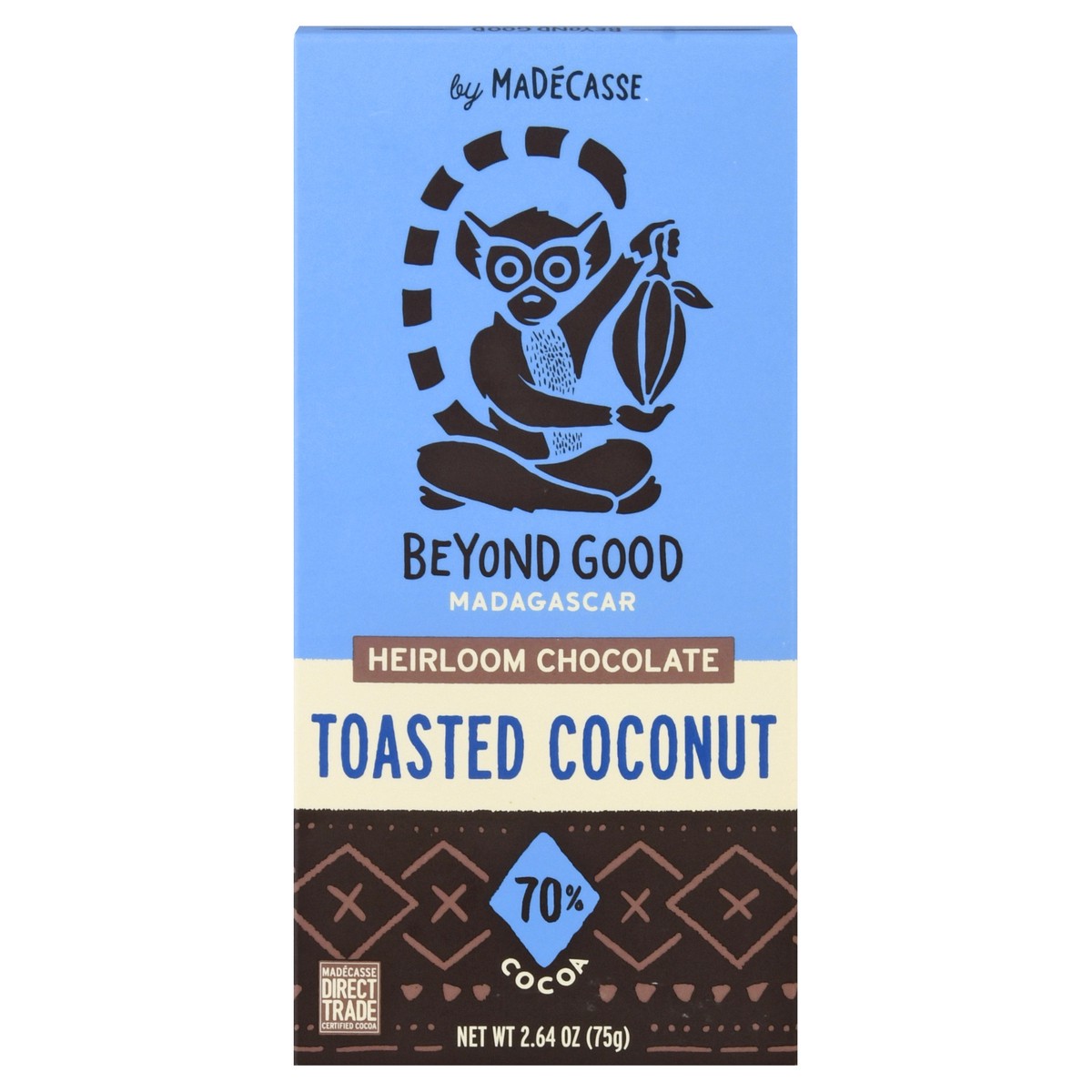 slide 11 of 13, Beyond Good 70% Cocoa Madagascar Heirloom Toasted Coconut Chocolate 2.64 oz, 2.64 oz