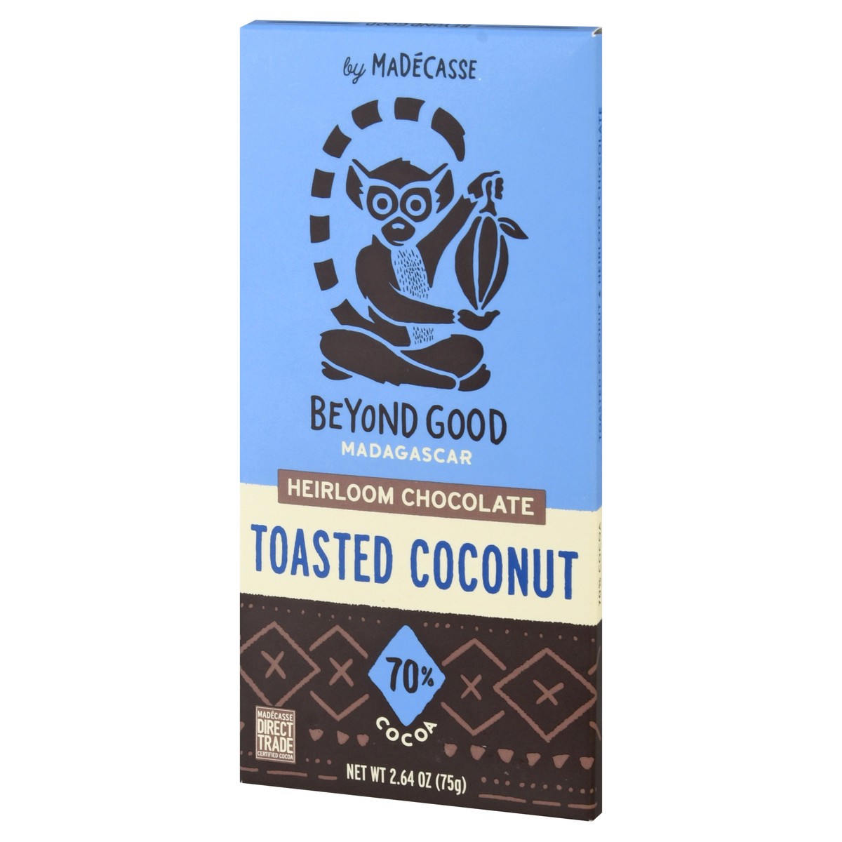 slide 13 of 13, Beyond Good 70% Cocoa Madagascar Heirloom Toasted Coconut Chocolate 2.64 oz, 2.64 oz