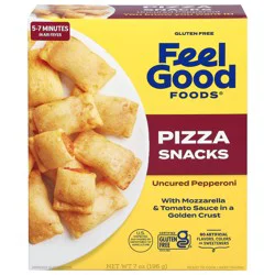 Feel Good Foods Gluten Free Uncured Pepperoni Pizza Snacks 7 oz