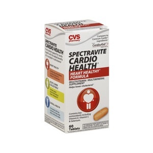 slide 1 of 1, CVS Pharmacy Spectravite Cardio Health Tablets, 60 ct