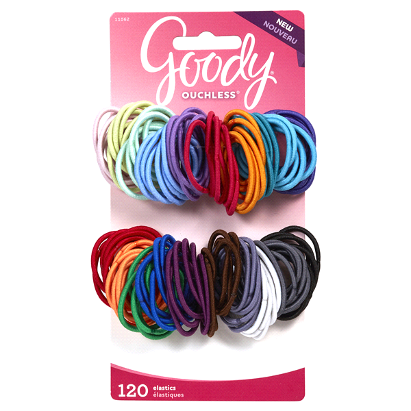 slide 1 of 2, Goody Girls Ouchless 2mm Elastics, 120 ct