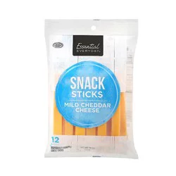Essential Everyday Mild Cheddar Sticks - 9 oz