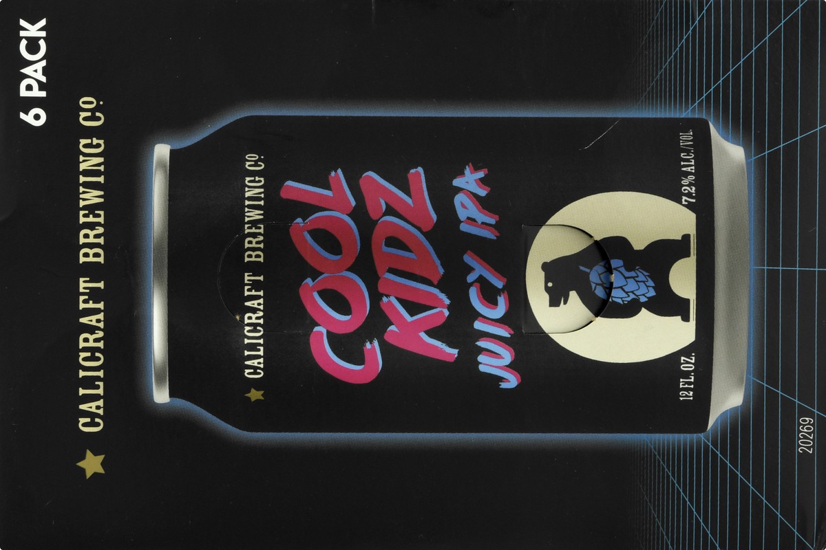 slide 4 of 11, Calicraft Brewing Co. Cool Kidz Juicy IPA Beer 6 ea, 6 ct