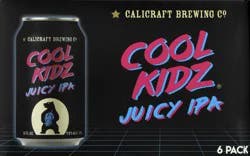 Calicraft Brewing Co. Co. Cool Kidz Juicy IPA Beer 6 ea