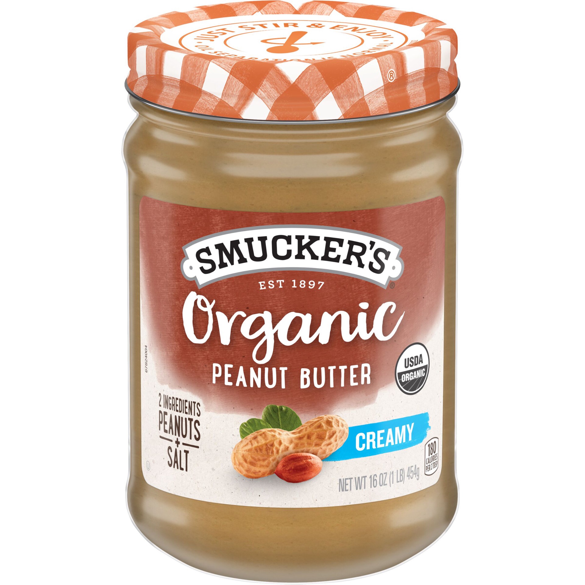 slide 1 of 1, Smucker's Peanut Butter, Peanut Butter, 16 oz