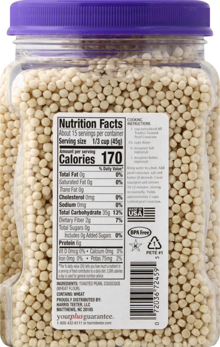 slide 8 of 13, Harris Teeter Trader Toast Pearl Couscous, 24.5 oz