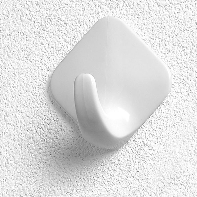 slide 1 of 1, Spectrum Adhesive Utility Hooks - White, 6 ct