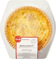 Ukrops Quiche Lorraine, 6 Inch