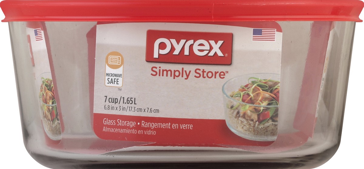 slide 2 of 3, Pyrex Simply Store 1.65 l Glass Storage 1 Each, 1 ct