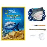 slide 3 of 9, National Geographic Shark Tooth Dig Kit, 1 ct