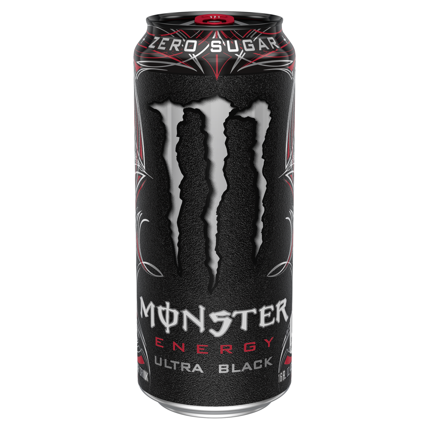 slide 1 of 2, Monster Energy Ultra Black Energy Drink, 16 oz