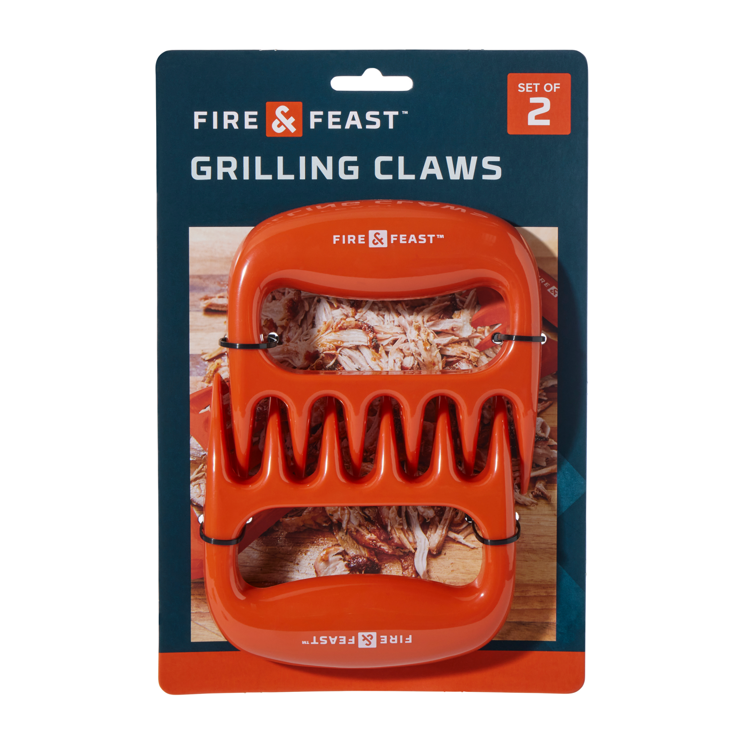 slide 1 of 3, Fire & Feast Barbecue Grilling Claws - 2 ct, Red, 2 ct