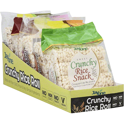 slide 3 of 6, Jayone Rice Snack, Crunchy, Sweet, Original, 2.82 oz