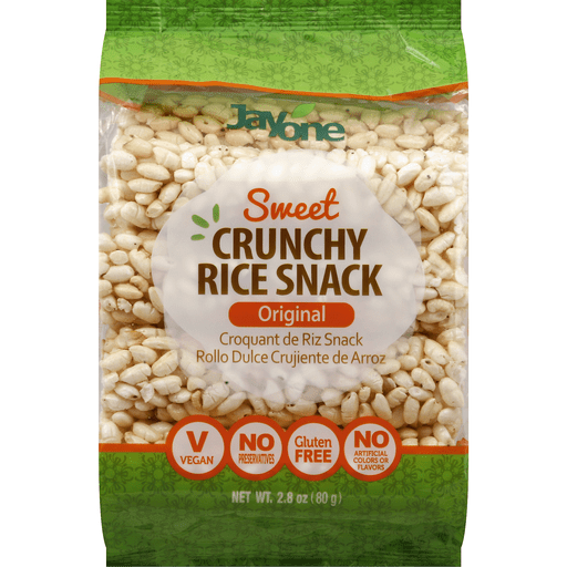 slide 4 of 6, Jayone Rice Snack, Crunchy, Sweet, Original, 2.82 oz