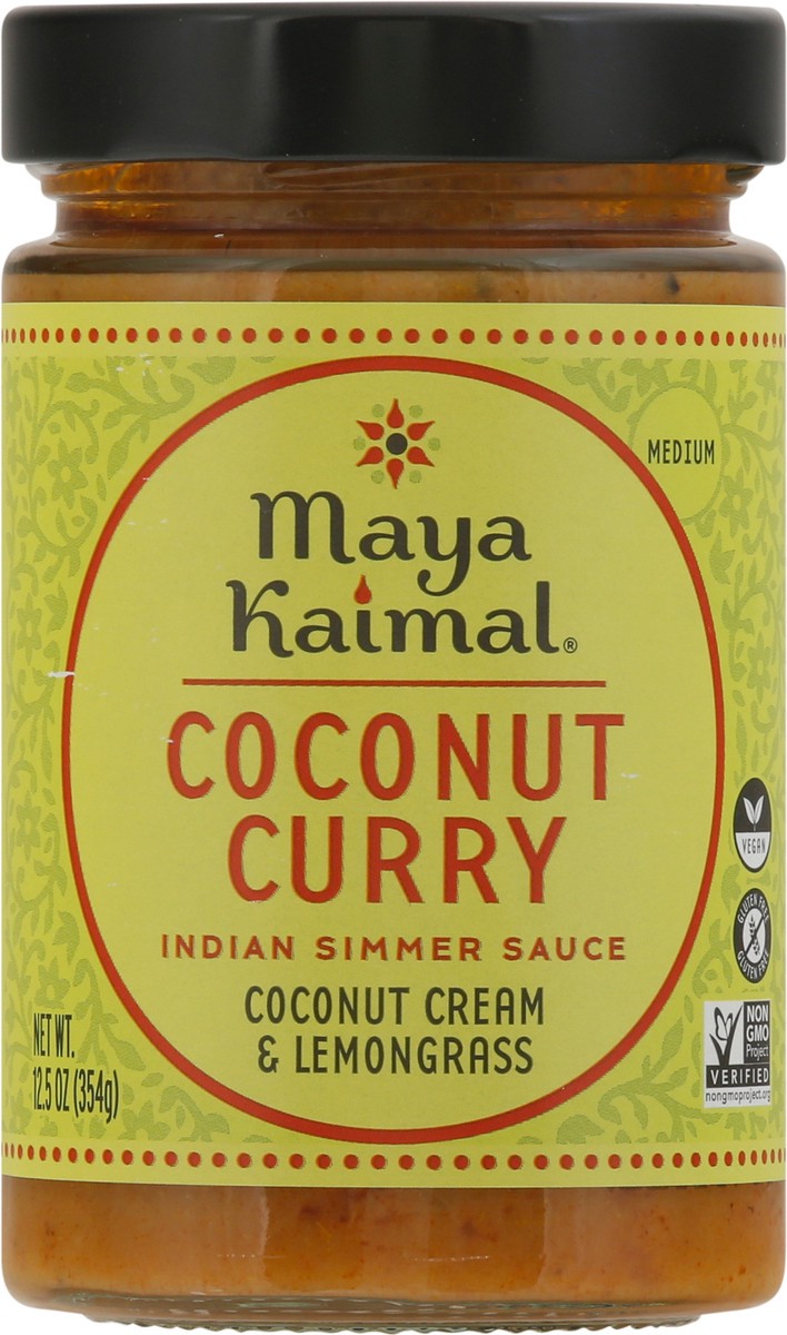 slide 8 of 9, Maya Kaimal Sauce Simmer Coconut Curry - 12.5 OZ, 12.5 oz
