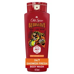 Old Spice Body Wash for Men, Bearglove, Long Lasting Lather, 473 mL (16 oz)
