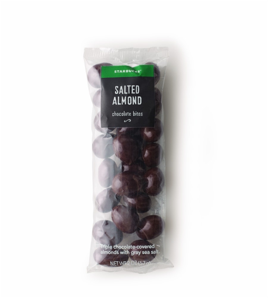 slide 1 of 1, Cheetos Starbucks Salted Almond Chocolate Bites, 2 oz