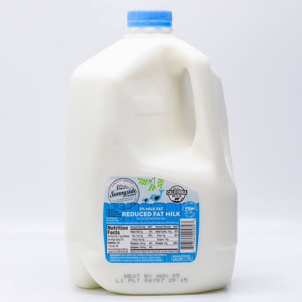 slide 1 of 1, Sunnyside Farms, 2% Reduced Fat Milk, 128 oz