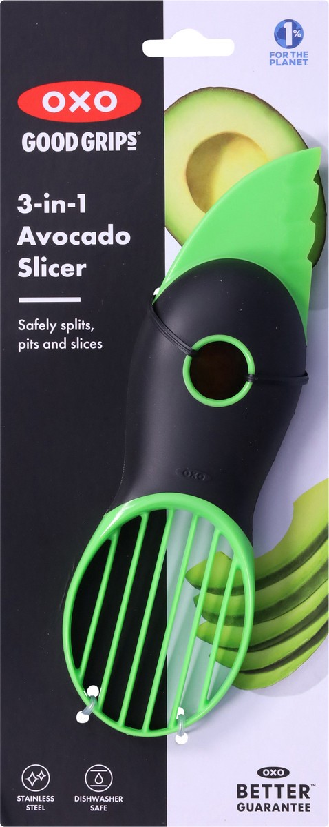 slide 2 of 9, OXO Good Grips 3-in-1 Avocado Slicer 1 ea, 1 ct