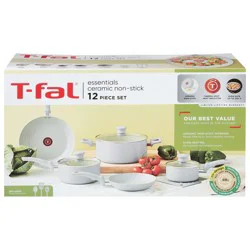T-fal Ceramic Non-Stick 12-Piece Set